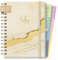 Häfft® Lieblings-Timer Deluxe Kalender 2024/2025 A5 Golden Marble Juli 24 bis Dez 25 - Terminplaner, Spiralkalender, Terminkalender, Wochenplaner, Ringbuch Planner - nachhaltig & klimafreundlich