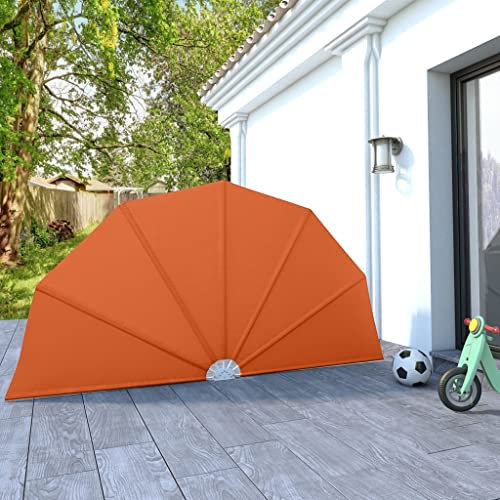 Terrassen-Seitenmarkise klappbar Terrakotta 160 cm