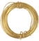Filo metallico intrecciato in ottone per appendere quadri, cornici fotografiche, specchi e orologi, 10 m, 0,7 mm