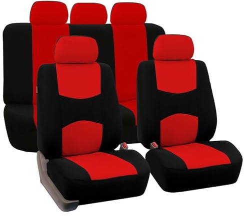 SNXLW 5 Sitzplätze Universal Auto Sitzbezüge Sets für VW Touran II I (Type 5T 1T GP2) 2010-2019 2020 2021 2022 Autositzbezug Vorne Hinten Schonbezüge Innenraum Zubehör,D