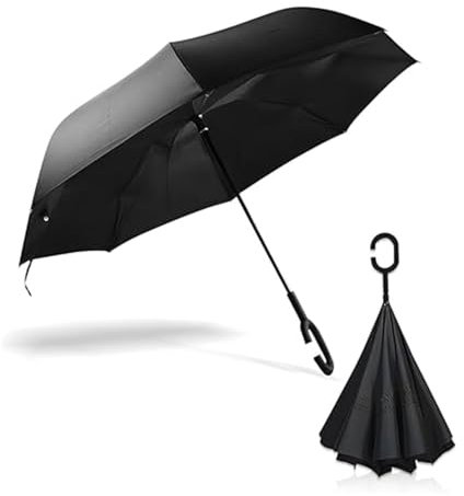 BYYNLS Car Travel umbrella,for Dodge Ram.Self Stand Upside-down Windproof Car Reverse Umbrellas,A