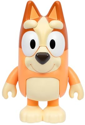 Bluey Chat Mates Bingo. Press Bingo's Nose And Hear 10 Of Her phrases From The Show, This Figure Stands At 14 CMTall. With Articulated Arms And Legs
