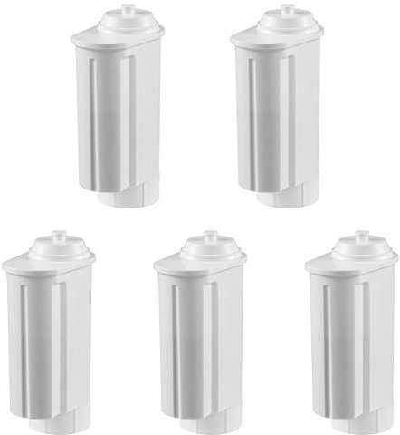 5 Wasserfilter passend für Ihren Kaffeevollautomat von Siemens (auch EQ6 und EQ9), Bosch, Gaggenau, Neff, VeroBar