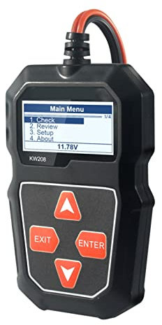 Battery Testers, KW208 12V Car Battery Load Tester Professional Automotive Alternator Analyzer - Waveform Voltage Test for Car/Boat/Motorcycle