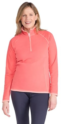 Mountain Warehouse Montana Womens Half-Zip Fleece Jumper Coral 6
