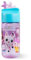 p:os Gabby's Dollhouse Botella para niños de 430 ml, con pajita, botella pequeña perfecta para guardería, parque infantil o casa, para niñas, color lila