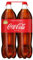 Coca-Cola - Régulier, rafraîchissement avec gaz de colle, lot de 3 x 2 bouteilles (6 bouteilles)