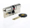 Yale B-YS3-4555N Anti-Snap 3 Star Europrofildoppelzylinder, Hohe Sicherheit, 45:55 (95 mm), Oberfläche Nickel