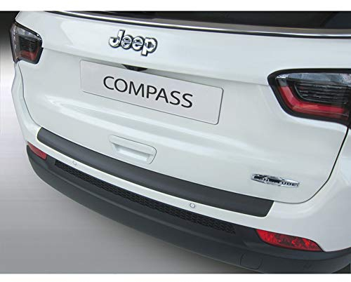 RGM ABS Heckstoßstangenschutz kompatibel mit Jeep Compass 7/2017- Schwarz