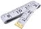 Doppelseitiges Körpermaß-Lineal, Maßband, Bandmaß, 150 cm, weiß, Schriftfarbe schwarz (1)