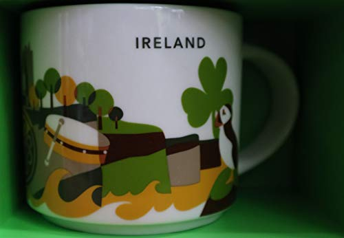 Starbucks Ireland Taza con texto en inglés You are here