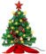 JOIEDOMI 24 Zoll/2FT Tisch-Weihnachtsbaum, künstliche Mini-Weihnachtskiefer mit LED-Lichterketten und Ornamenten, Weihnachts- und Neujahrsdekoration, Baumdekoration