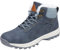 Mishansha Scarponcino Uomo Donna Stivaletti Invernale Impermeabili Stivali Piatti Scarpe da Neve con Calda Foderata - Comode Leggeri Antiscivolo, Blu Egeo, 40 EU