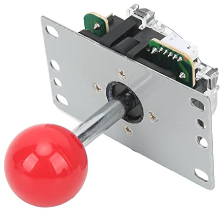 CHICIRIS Cable USB a Prueba de Polvo con Joystick Arcade Desmontable para PC (Rojo)