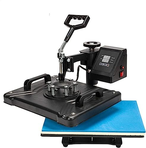 HACSYP Transferpresse for T-Shirts, Sublimations-Wärmeübertragungsdrucker, 12 x 15 Zoll Transferpresse for T-Shirts, Tassen, Hüte, Teller, Kissen, Taschen