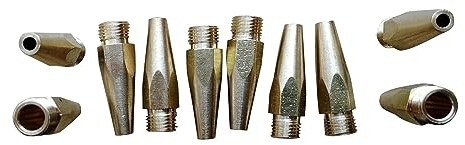 XiBany 10 Stück Sandstrahlpistole Ersatzdüse mit Metallspitze for Spritzpistolen-Set, Druckluftpistole for Sandstrahlpistole