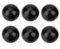 Plastic Knobs - Black Handle Ball for Wheelchair Joystick Machine Tools - 6Pcs