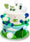 Cheereveal Golf Theme Cake Decorations - Golf Ball Theme Cake Cupcake Figures Toppers Ball Dessert Picks, Sports Theme Birthday Party Baby Shower Gender Reveal Cake Photo Props