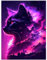 Katze Diamant Painting bilder, 5D Diamond Painting Erwachsene, Katze Diamond Painting Set, Geeignet als Wanddekoration für Zuhause 30x40cm