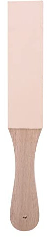 Lederschärfer mit Holzgriff, Multifunktionale DIY-Lederhandwerks-Polnisch-Schärfriemen-Schleifsteine