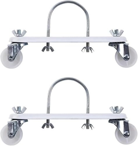 Ataoyus 2 Piezas Ruedas para radiadores eléctricos, Ruedas para radiadores de Aceite, Soporte de polea móvil Especial para radiador, Rueda Universal para radiador, Recambio Ruedas radiadores