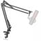 CROWNSHOP Microphone Boom Arm AK-35 Mic Arm Desk Adjustable Compact Mic Suspension Microphone Stand Mic Stand Boom Scissor Arm Stand for Mics