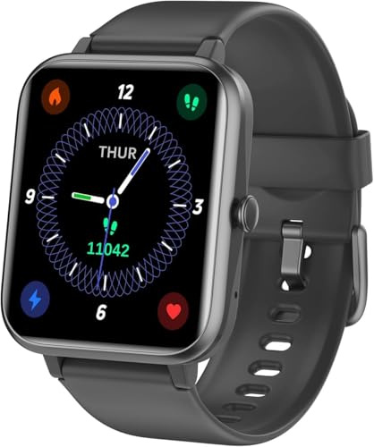Générique Montre Connectée Homme Femme Sommeil Moniteur Montre Intelligente Etanche IP68 Cardiofrequencemetre Appel Bluetooth 100+ Modes Sportifs Podometre