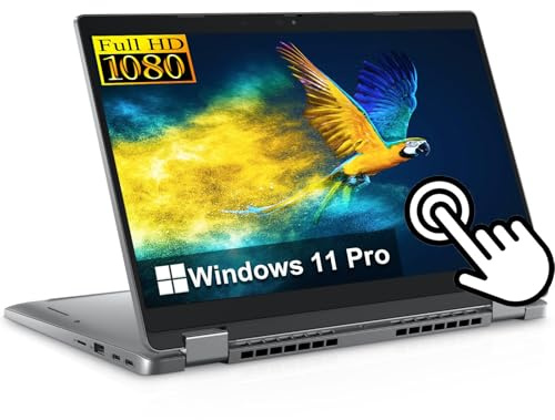 Dell Latitude 5330 2 in 1 Touchscreen Business Laptop, 13.3 Zoll FHD (1920 x 1080) Display, Intel Core i5-1245, 16 GB RAM, 512 GB SSD, US QWERTY Tastatur, Windows 11 Pro (Generalüberholt)