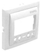 Efapel logus 90 - Tapa interruptor horario digital 2 circuito logus hielo