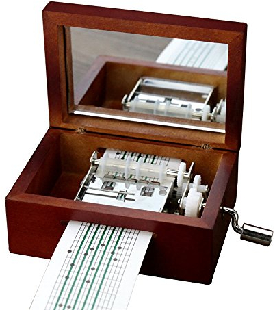 Youtang Vintage Holz 15 Noten Mechanismus Spieluhr Handkurbel Spieluhr Geschenk