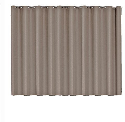 JEMIDI Vorhang Blickdicht lichtundurchlässig - Gardine mit Ösen Anbringung - Ösenschal Dekoschal Verdunkelungsvorhang - 100% Polyester lang