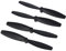 4 Stücke Propellerbltter, Propeller Ersatzklingen für Rolling Spider/Airborne Cargo Drohne/Bordnacht drohne/Hydrofoil Drohne/ParrotAircraft model fittings