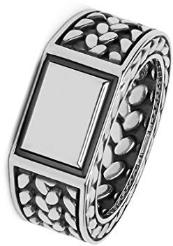 Buddha to Buddha Herren-Herrenring 925er Silber 53 Silber 32004047