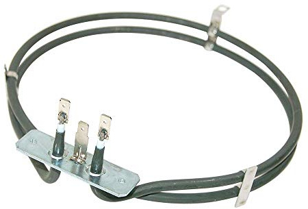 LAZER ELECTRICS Replacement Heating Fan Oven Element for Caple, CDA, Delonghi, Kenwood Cookers (2 Turn, 1900W - Replaces 062125004)