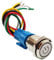 perfk Interrupteur à Bouton-Poussoir à Autobloquant 220V 16mm avec à LED pour Bateau Industriel