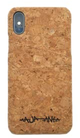 MAJAJANtA® 317-Unikat Case | Handyhülle aus Kork, kompatibel mit iPhone XS