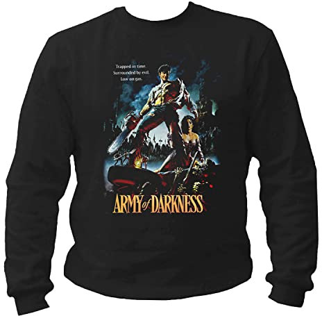 Tex-Ha Army of Darkness Horror Evil Dead Halloween ES Film Splatter Slasher schwarz Sweatshirt XL