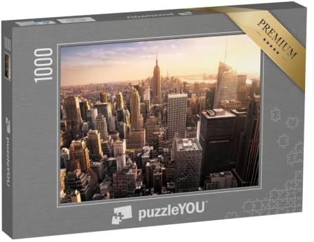 puzzleYOU: Puzzle 1000 Teile „Skyline von New York City, USA“ – aus der Puzzle-Kollektion Amerika, New York, Amerikanische Städte