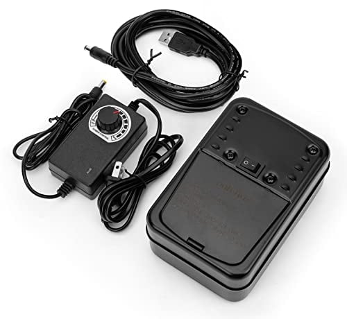 Onlyfire Rotisserie Motor, Electric BBQ Adjustable Speed Rotisserie Spit Motor with USB Plug, 110 Volt & 3.5 Watt | Voltage Range DC 3-12V