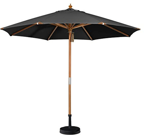 Harbour Lifestyle Styx 3m Deluxe Wooden Parasol in Grey