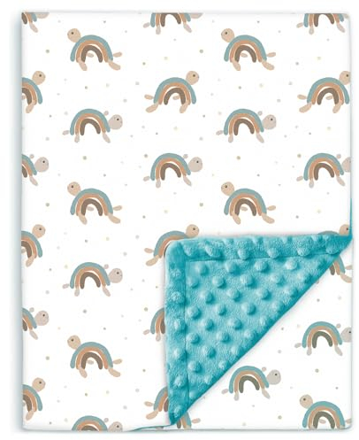 Babydecke - Kinderbettdecke - Baby Bettdecke Aus Weicher Oeko-tex Baumwolle - 75x100 - Kuscheldecke Kinder - Geburtsgeschenk Junge Mädchen - Babydecke Mit Noppen - Baby Bettwäsche - Baumwolldecke