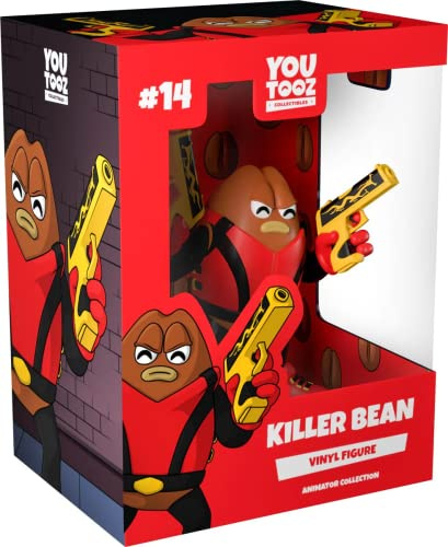 Youtooz Killer Bean #14 4.6 inch Vinyl Figure, Collectible Killer Bean Figure from Youtooz Animator Collection