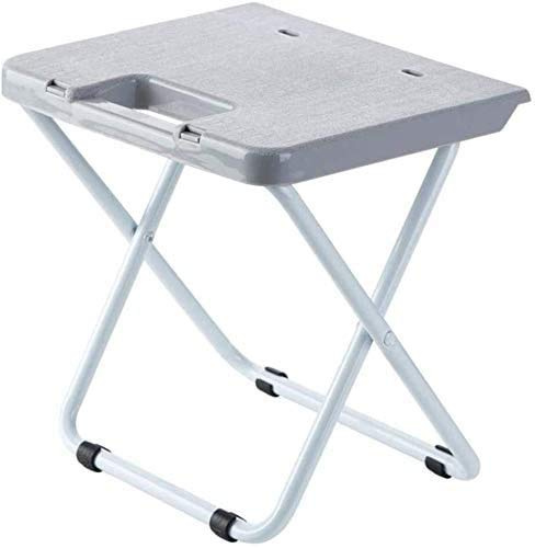 Sun Lounger Garden Chairs Foldable Deck Chair Reclining Chairs Folding Stool, Portable Folding Stool Plastic Folding Chair Small Chair, White, 23.5 * 22 * ​​25 Cm Sun Lounger Chair
