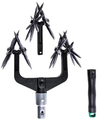 Outil De Cultivateur Rotatif, Multifonction Motoculteur À Griffes 2 En 1 Scarificateur De Sol De Jardin Mélange Du Sol Aéré Conception Amovible Mototouse Rotative