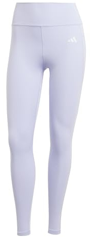 adidas Damen Optime Essentials Stash Pocket Full Length Leggings, violet tone/white, M