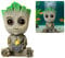 PBMLGO Aquarium Air Bubbler Ornaments Fish Tank Decorations, Aquarium Air Stone Safety Environmental Friendly Resin Groot Decorations with Air Bubbler Stone for Aquarium Fish Tank Accessories