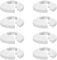 LICQIC 8 Pcs White Radiator Pipe Cover - Ring for 15 mm Diameter Pipe Trim