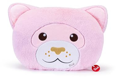 Trudi Rosa Kätzchenkissen dekorative Tier-Plüschkissen, Geburtstagsgeschenk | 30x38x9cm Größe M Pillows | Modell 28094