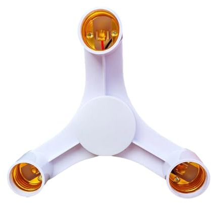 Hrtyvhin Répartiteur de douille de base E27 vers E27 - Support d'ampoule LED 2 en 1 3 en 1 4 en 1 5 en 1 6 en 1
