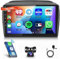 2G+64G Autoradio Android 13 für FIAT Doblo 2010-2015/Opel Combo 2011-2018, 9 Zoll HD Touchscreen Auto Radio mit Drahtloses Carplay Android GPS Wi-Fi USB Bluetooth FM RDS Radio Rückfahrkamera